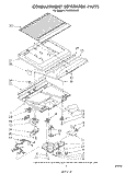 COMPARTMENT SEPARATOR Diagram and Parts List for ET18XMXSW03  Whirlpool Refrigerator