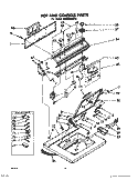 TOP AND CONSOLE Diagram and Parts List for LA5300XKW0  Whirlpool Washer