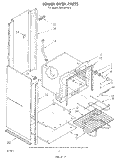 LOWER OVEN , LITERATURE AND OPTIONAL Diagram and Parts List for RB170PXL2  Whirlpool Wall Oven