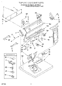 Part Location Diagram of 3405124 Whirlpool HARNS-WIRE