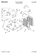SECTION Diagram and Parts List for TD4000XF0  Whirlpool Dehumidifier