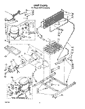 Part Location Diagram of 946686 Whirlpool EXCHANGER, HEAT
