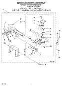 8318276 BURNER ASSEMBLY Diagram and Parts List for GGW9200LQ0  Whirlpool Dryer