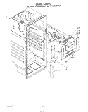 LINER Diagram and Parts List for ET16JM1MWR1  Whirlpool Refrigerator