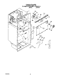 LINER Diagram and Parts List for RT25BKXZW01  Roper Refrigerator