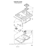 COOKTOP Diagram and Parts List for SM988PEPW0  Whirlpool Range
