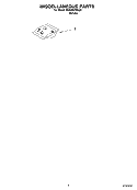 MISCELLANEOUS, OPTIONAL Diagram and Parts List for DU800SWKQ0  Whirlpool Dishwasher