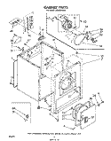 SECTION Diagram and Parts List for LE6800XSW0  Whirlpool Dryer