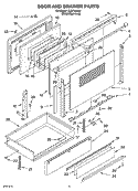 Part Location Diagram of 9753329 Whirlpool SPACER-PNL