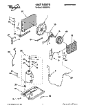 UNIT, LITERATURE Diagram and Parts List for ACM492XA0  Whirlpool Air Conditioner