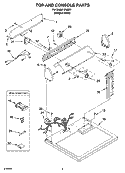 Part Location Diagram of 8543273 Whirlpool Timer Knob Assembly