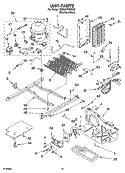 UNIT PARTS Diagram and Parts List for 7SS25HFXMS00  Whirlpool Refrigerator