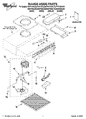 RANGE HOOD PARTS Diagram and Parts List for RH3730XLQ0  Whirlpool Range Hood