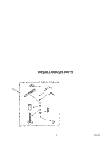 MISCELLANEOUS Diagram and Parts List for LA7800XTF0  Whirlpool Washer