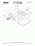 COOKTOP PARTS Diagram and Parts List for ICR410RB05  Whirlpool Cooktop