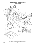 AIRFLOW AND CONTROL Diagram and Parts List for AC10520M0  Whirlpool Air Conditioner