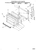 FREEZER DOOR Diagram and Parts List for KTRS25QAAL10  KitchenAid Refrigerator