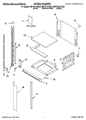 OVEN PARTS Diagram and Parts List for KBHC109JSS05  KitchenAid Microwave Oven Combo