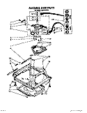 MACHINE BASE Diagram and Parts List for LA5599XPW4  Whirlpool Washer