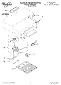 Part Location Diagram of LIT8284867 Whirlpool Installation & Operating Instructions (Use with Gas or Electric Range)