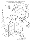 Part Location Diagram of 3948256 Whirlpool PANEL-CNTL