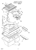 SHELF, LIT/OPTIONAL Diagram and Parts List for 7MET18GKDN00  Whirlpool Refrigerator
