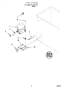 SECTION Diagram and Parts List for TCF1010GW02  Whirlpool Freezer