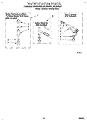 WATER SYSTEM Diagram and Parts List for LSC8244BW1  Whirlpool Washer