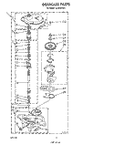 GEARCASE Diagram and Parts List for AL6245VL0  Whirlpool Washer