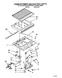 COMPARTMENT SEPARATOR Diagram and Parts List for ET22PKXAN01  Whirlpool Refrigerator