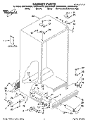 Part Location Diagram of WPW10283950 Whirlpool Kickplate Grille - Bisque