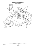 DOOR AND LATCH Diagram and Parts List for 4KUDC220T0  KitchenAid Dishwasher