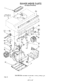 SECTION Diagram and Parts List for RH8330XLS  Whirlpool Range Hood