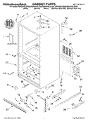 Part Location Diagram of WP67002365 Whirlpool Drawer Slide Rail