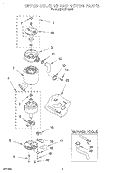 SECTION Diagram and Parts List for KCDI250X3  KitchenAid Food Waste Disposer