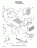 UNIT PARTS Diagram and Parts List for KSF26C6XYY02  KitchenAid Refrigerator