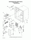 REFRIGERATOR LINER PARTS Diagram and Parts List for GI6FARXXY02  Whirlpool Refrigerator