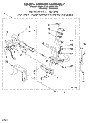 8318276 BURNER Diagram and Parts List for LGQ8611LW0  Whirlpool Dryer