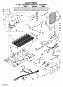 UNIT PARTS Diagram and Parts List for GZ2626GEKB13  Maytag Refrigerator