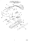 CONTROL Diagram and Parts List for KSRS22QDAL00  KitchenAid Refrigerator
