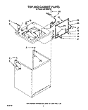 TOP AND CABINET, LIT/OPTIONAL Diagram and Parts List for LA5705XWG0  Whirlpool Washer