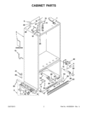 Part Location Diagram of W10483322 Whirlpool SERVICE & WIRING SHEET