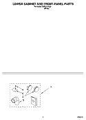 OPTIONAL PARTS (NOT INCLUDED) Diagram and Parts List for CSP2771KQ2  Whirlpool Dryer