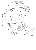 CONTROL Diagram and Parts List for KSCS22QFAL01  KitchenAid Refrigerator