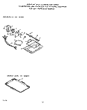 ROTISSERIE , GRIDDLE Diagram and Parts List for 1353W3A  Roper Range