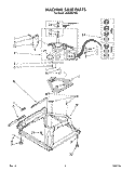 MACHINE BASE Diagram and Parts List for LA9500XTM0  Whirlpool Washer