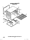 INTERNAL OVEN Diagram and Parts List for FGP315VW5  Roper Range