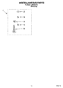 MISCELLANEOUS PARTS OPTIONAL PARTS (NOT INCLUDED) Diagram and Parts List for LSB6300LW3  Whirlpool Washer