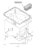 SECTION Diagram and Parts List for EH230FXTN01  Whirlpool Freezer