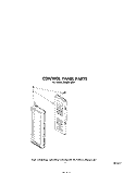Part Location Diagram of 3147117 Whirlpool Frame, Control Panel
